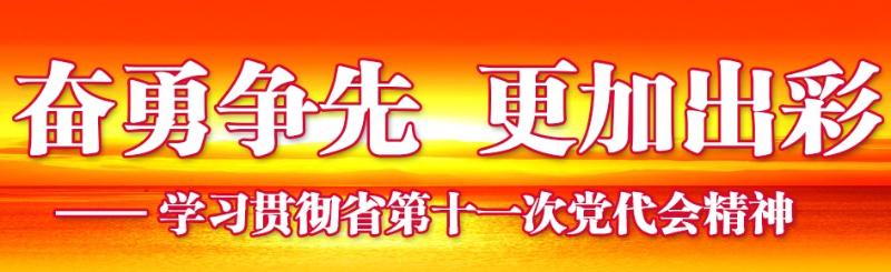 奮勇?tīng)?zhēng)先，更加出彩——學(xué)習(xí)貫徹省第十一次黨代會(huì)精神
